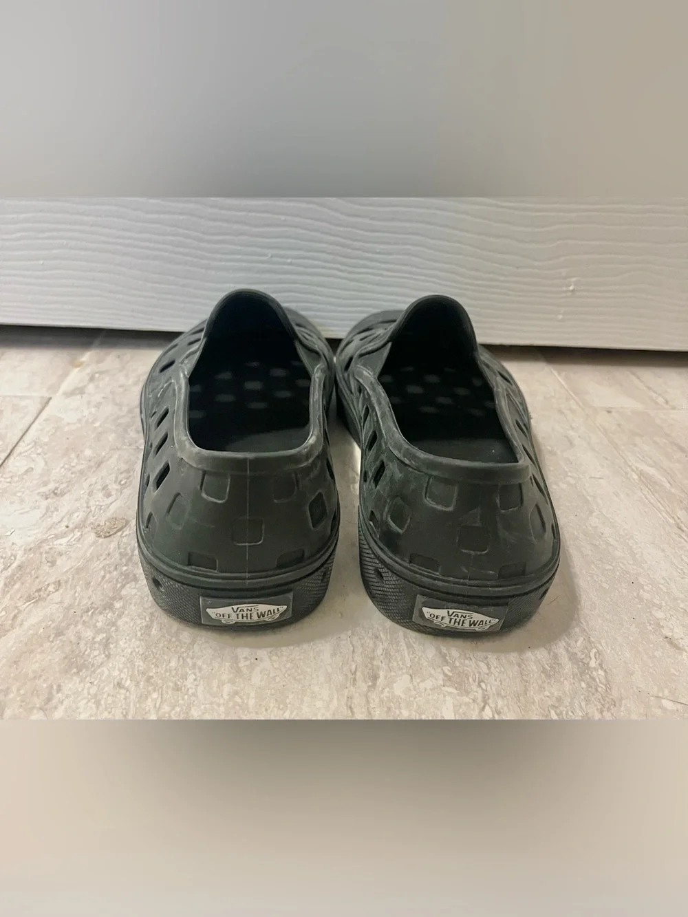 Vans Slip On TRK All Black Mens 7 VN0A5HF8BLK
